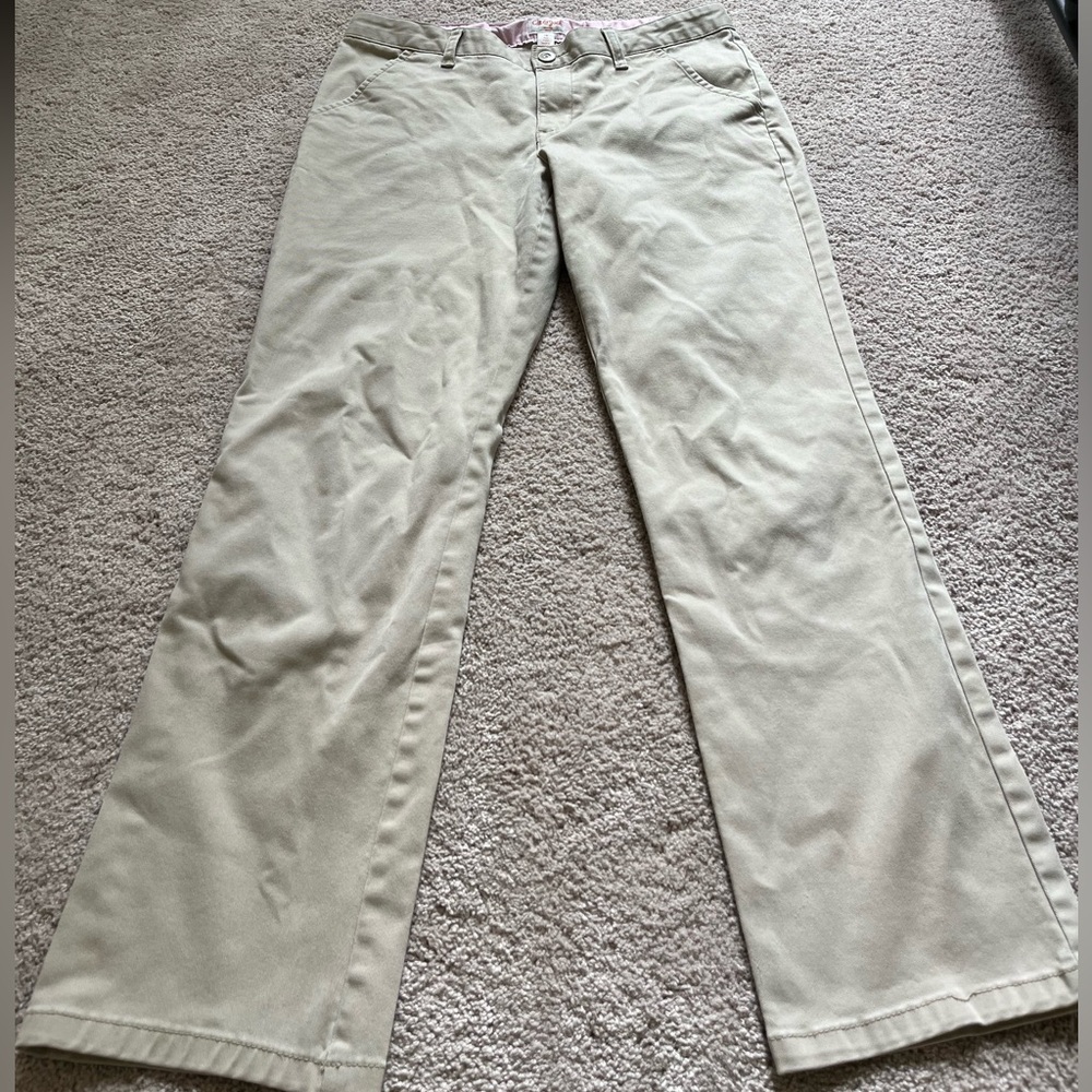 Cat & Jack Women's Khaki Straight Leg Pants